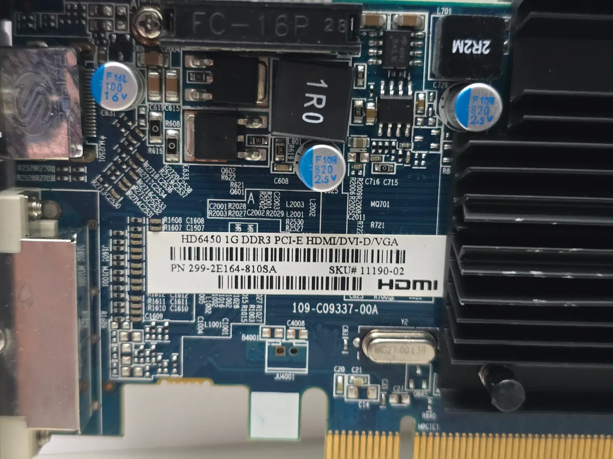 Sapphire Radeon HD 6450 1GB GDDR3 б/в відеокарта - купити перевірений варіант