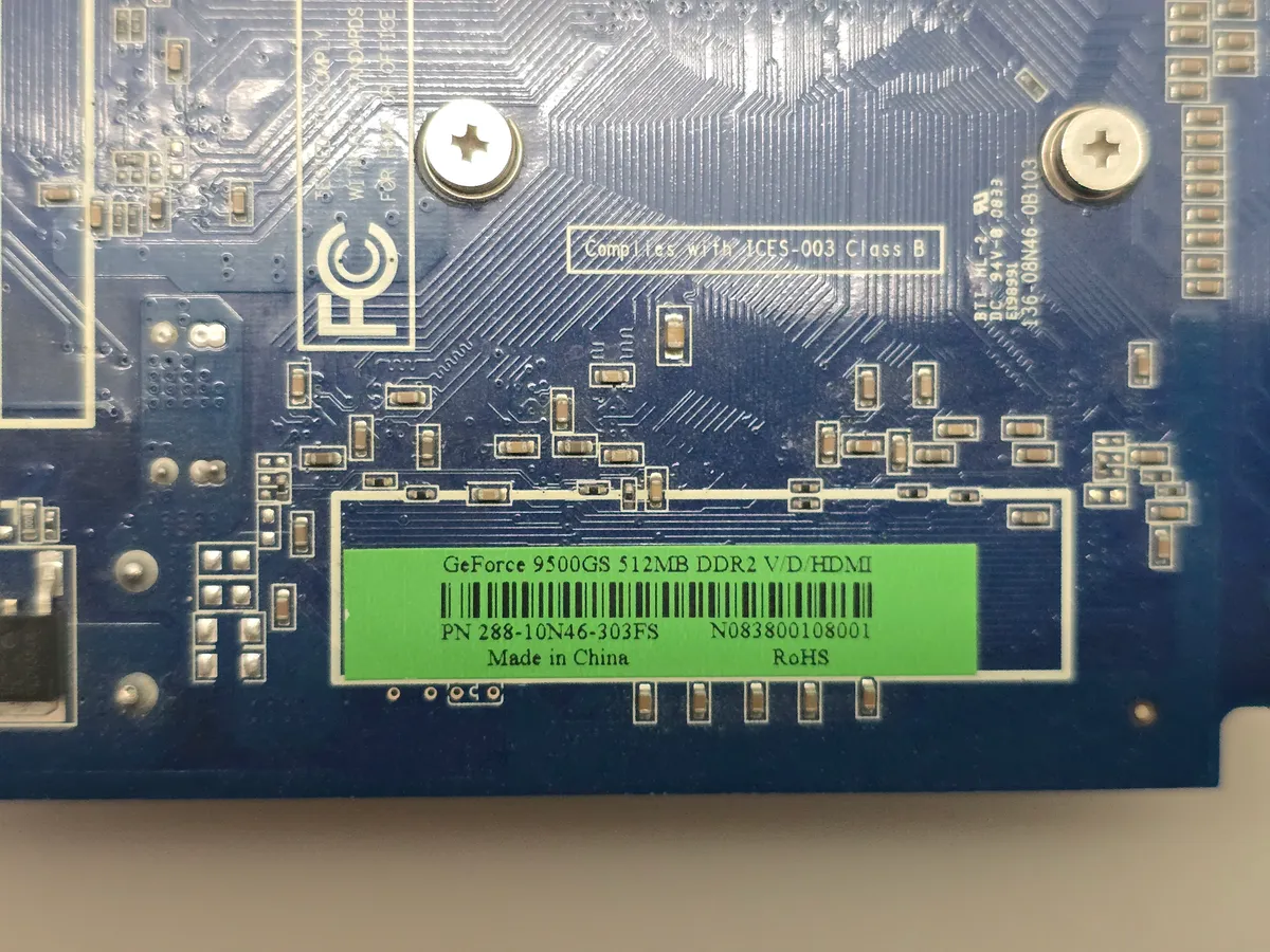 Купити відеокарту Nvidia GeForce 9500GS 512MB GDDR2 б/у в Україні - Kompi