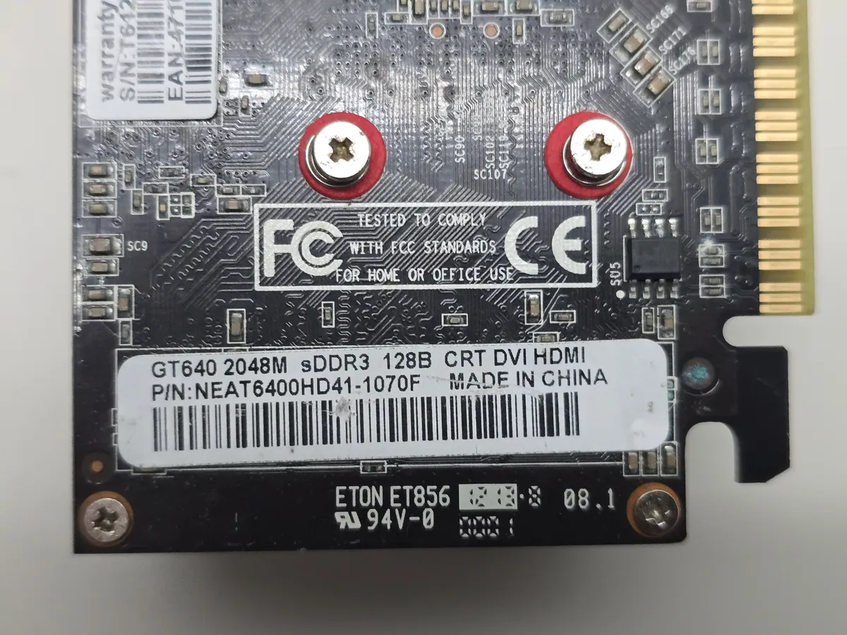 Купити відеокарту PALIT GeForce GT 640 2GB GDDR3 б/у в Україні - Kompi