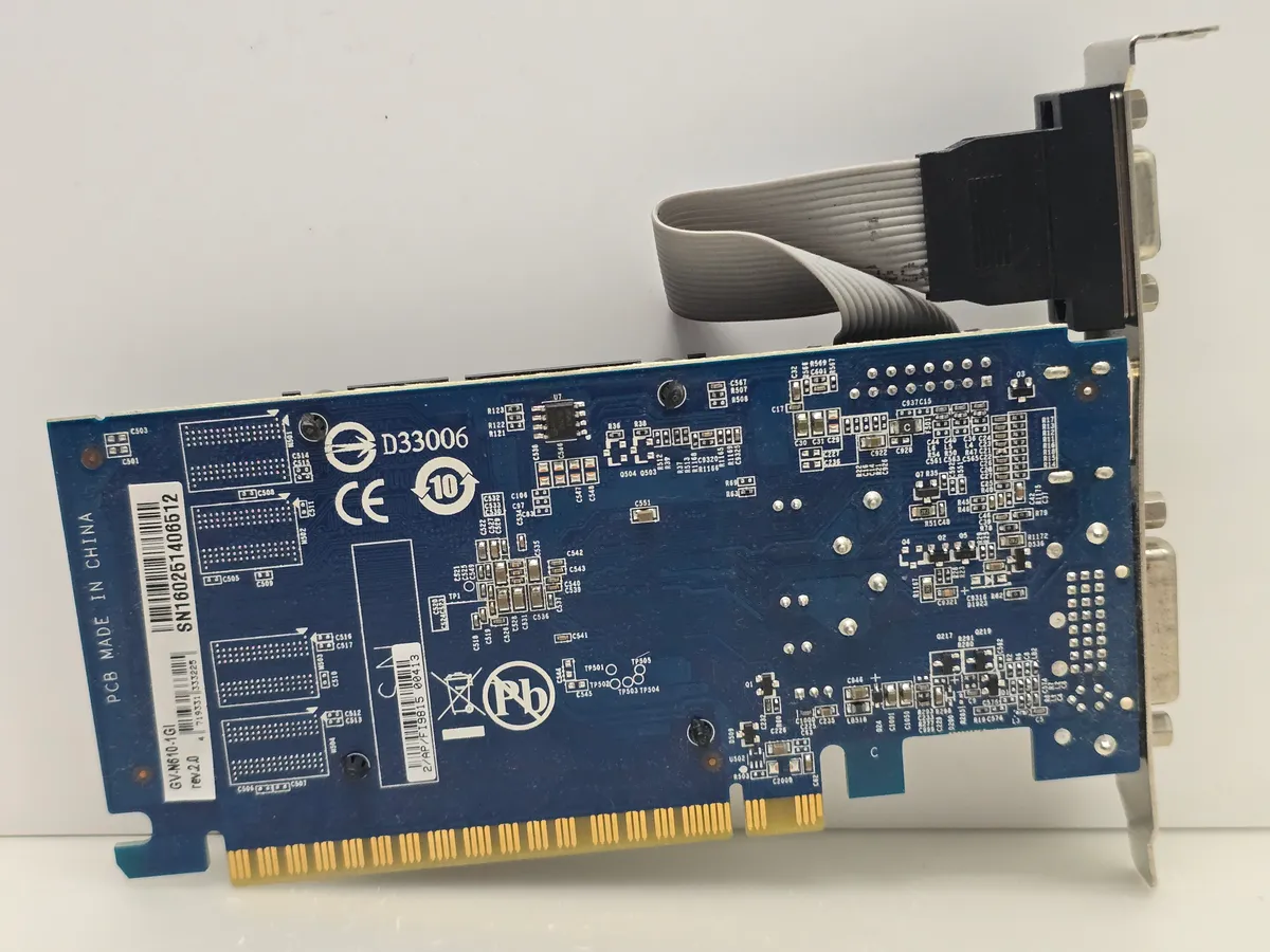 Купити відеокарту GIGABYTE GeForce GT 610 1GB GDDR3 б/у в Україні - Kompi