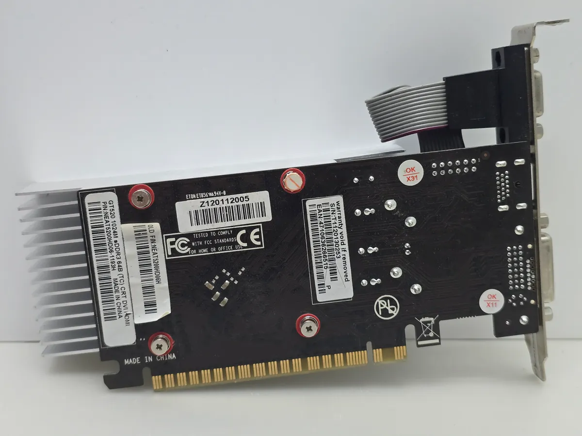 Купити відеокарту PALIT GeForce GT 520 1GB GDDR3 б/у в Україні - Kompi