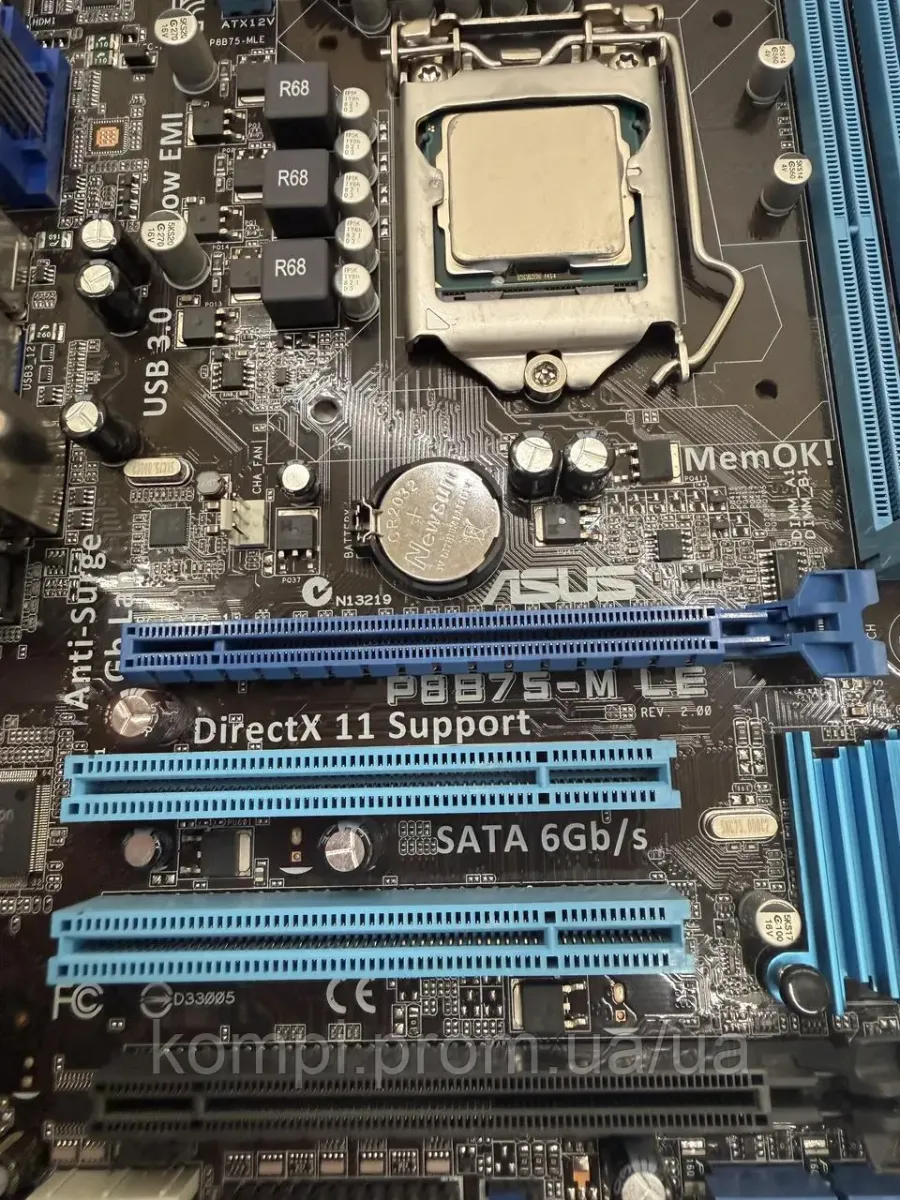 Материнська плата ASUS P8B75-M LE (LGA 1155, DDR3, б/у)