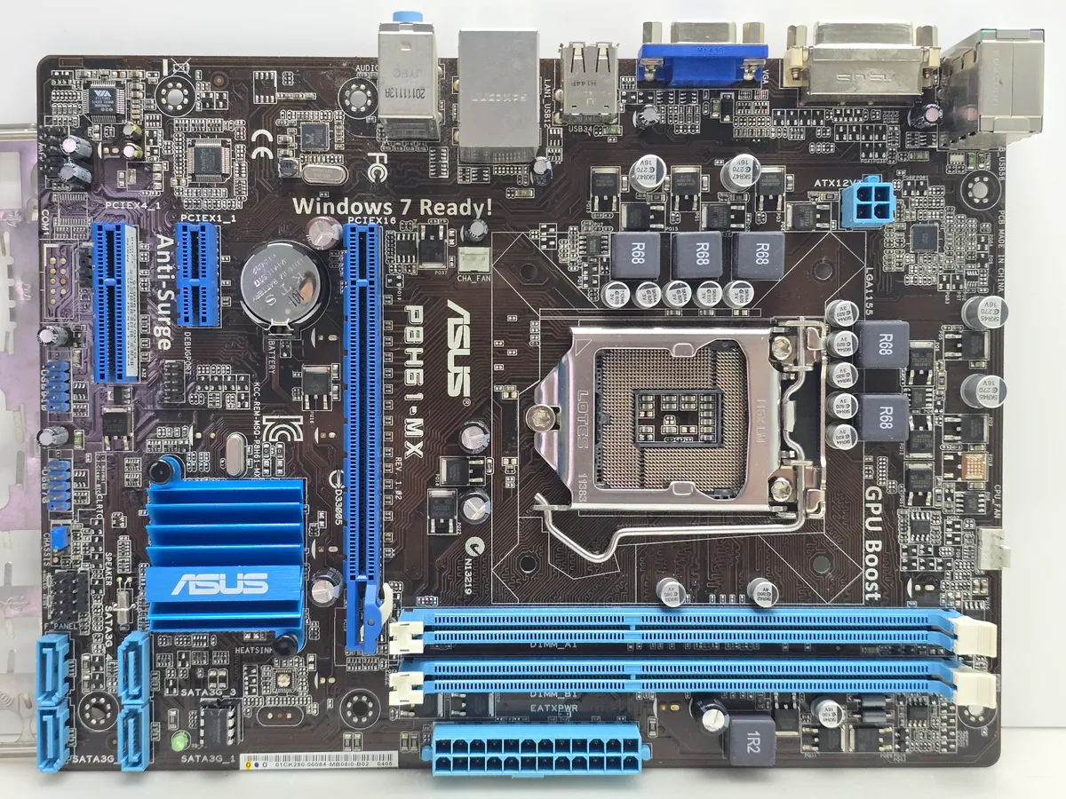Купити материнську плату ASUS P8H61-MX Socket 1155 DDR3 б/в