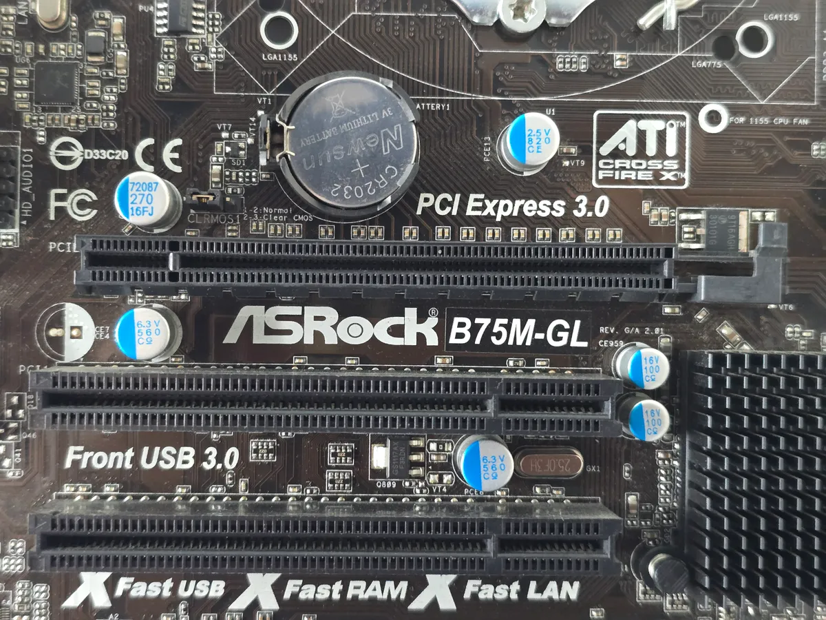 Купити материнську плату ASRock B75M-GL Socket 1155 DDR3 б/в з гарантією