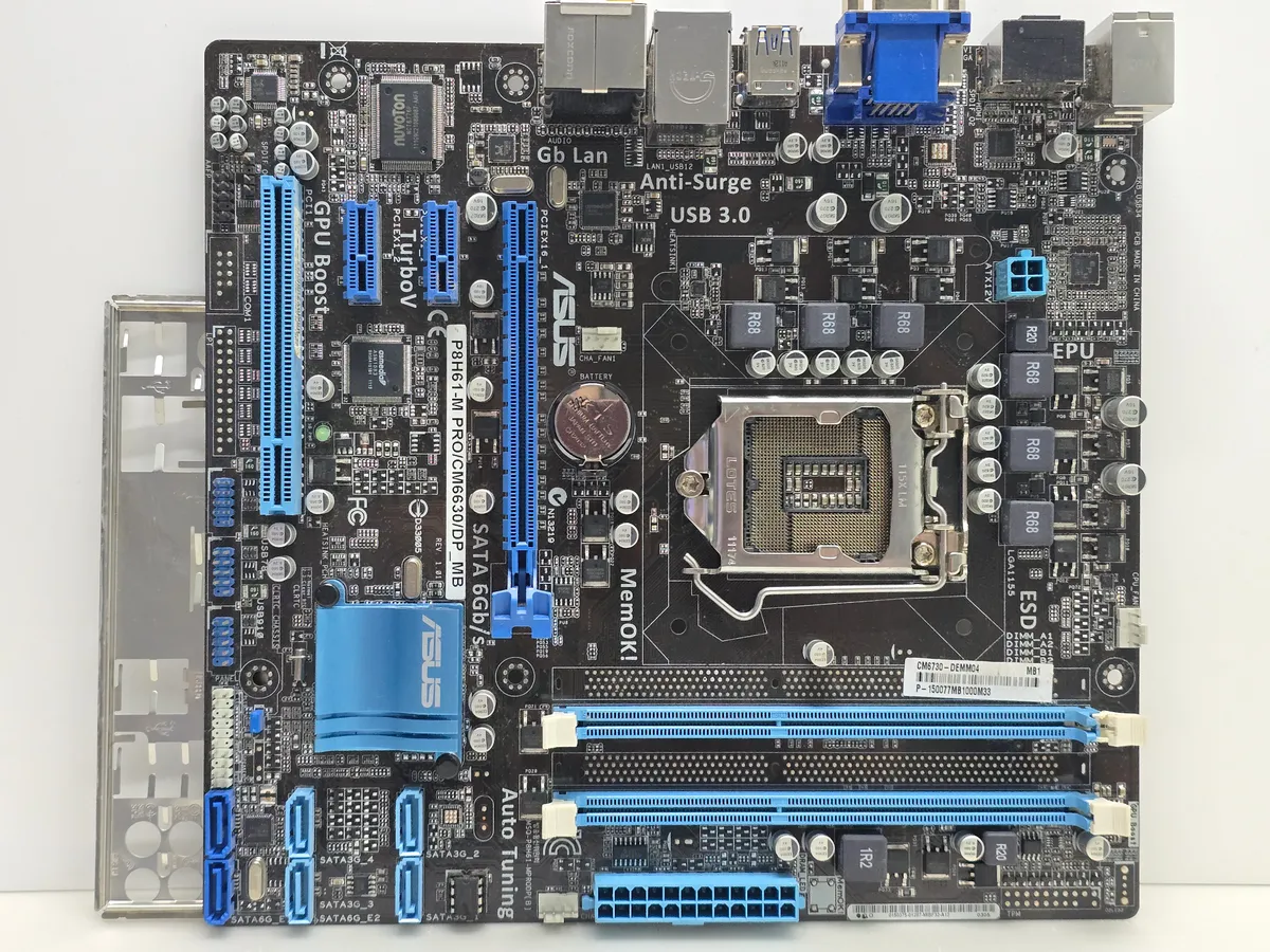 Материнська плата ASUS P8H61-M PRO Socket 1155 DDR3 б/у перевірена з гарантією