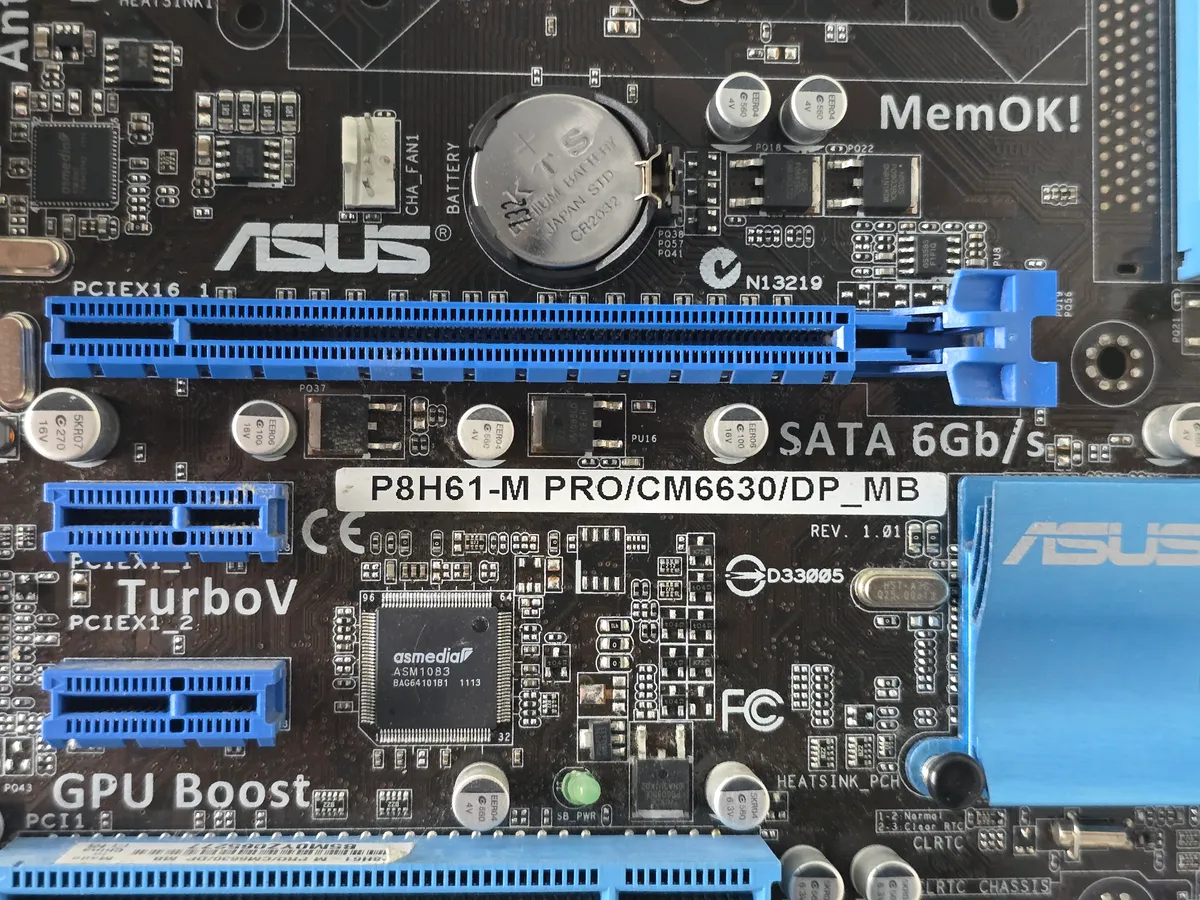 Материнська плата ASUS P8H61-M PRO Socket 1155 DDR3 б/у перевірена з гарантією