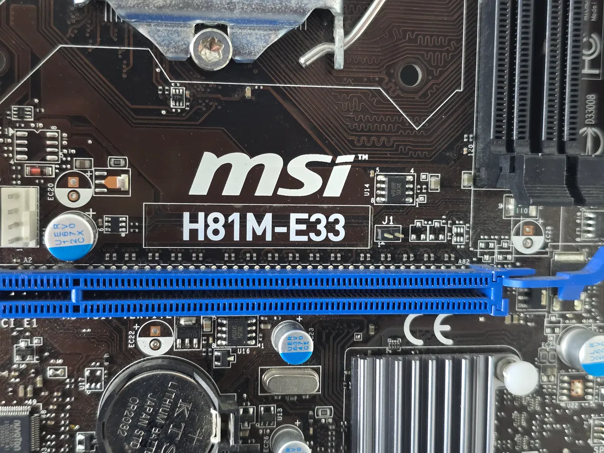 Купити материнську плату MSI H81M-E33 Socket 1150 DDR3 б/в з гарантією