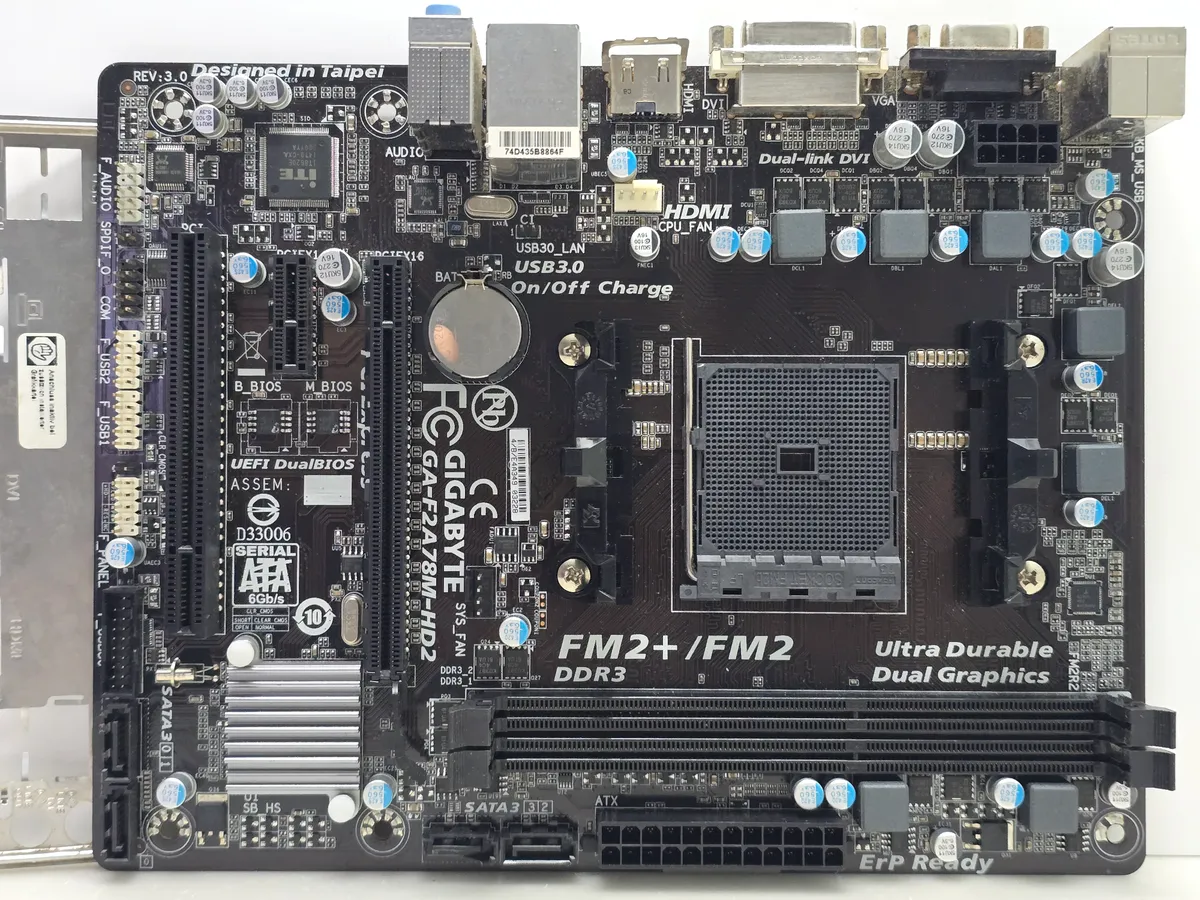 Материнська плата Gigabyte GA-F2A78M-HD2 | Гарантія якості від KOMPi