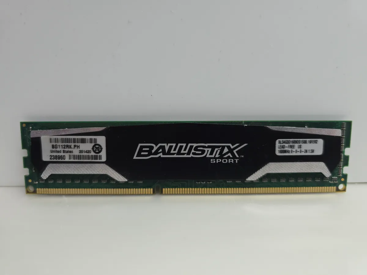 Оперативна пам'ять 4GB DDR3 CRUCIAL BALLISTIX 1600Mhz | Гарантія якості від KOMPi