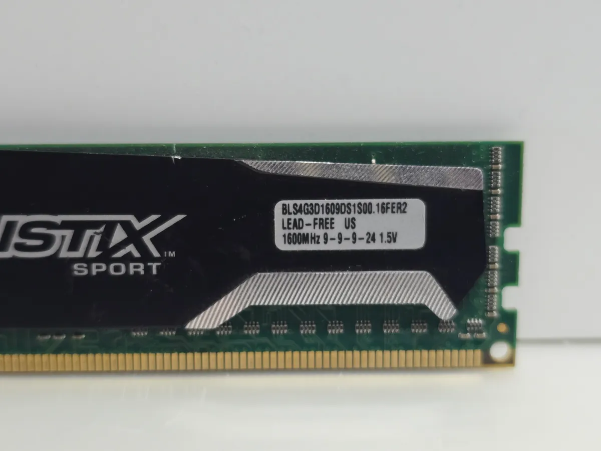 Оперативна пам'ять 4GB DDR3 CRUCIAL BALLISTIX 1600Mhz | Гарантія якості від KOMPi