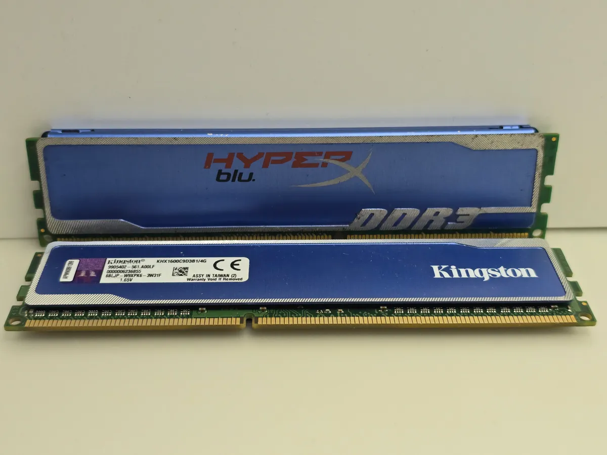 Оперативна пам'ять Kingston 8GB (KIT 2x4GB) DDR3 1600Mhz | Гарантія якості від KOMPi