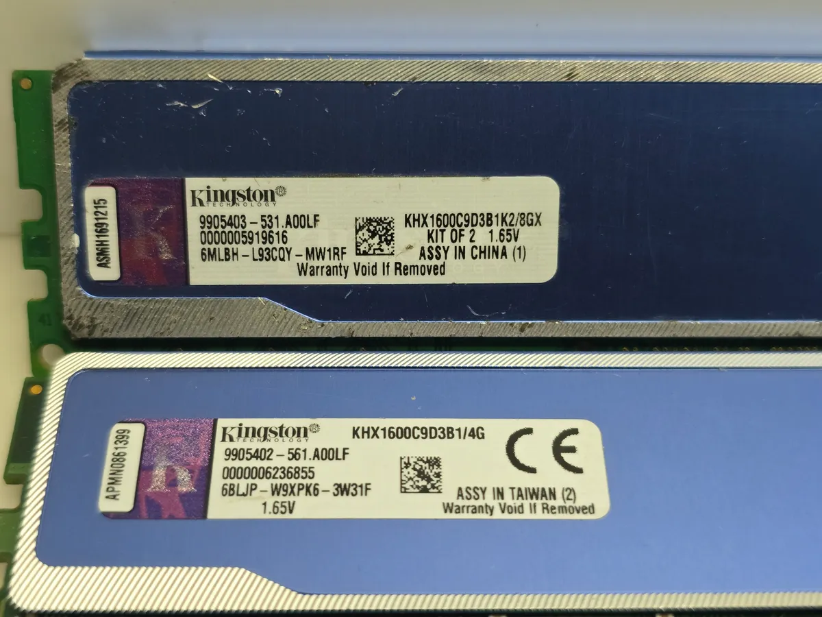 Оперативна пам'ять Kingston 8GB (KIT 2x4GB) DDR3 1600Mhz | Гарантія якості від KOMPi