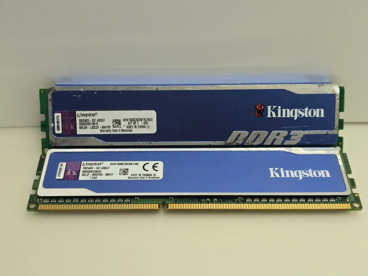 Оперативна пам'ять Kingston 8GB (KIT 2x4GB) DDR3 1600Mhz | Гарантія якості від KOMPi