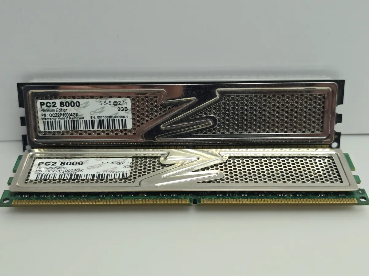 Оперативна пам'ять OCZ Platinum DDR2 4GB KIT 1000 МГц | Гарантія якості від KOMPi