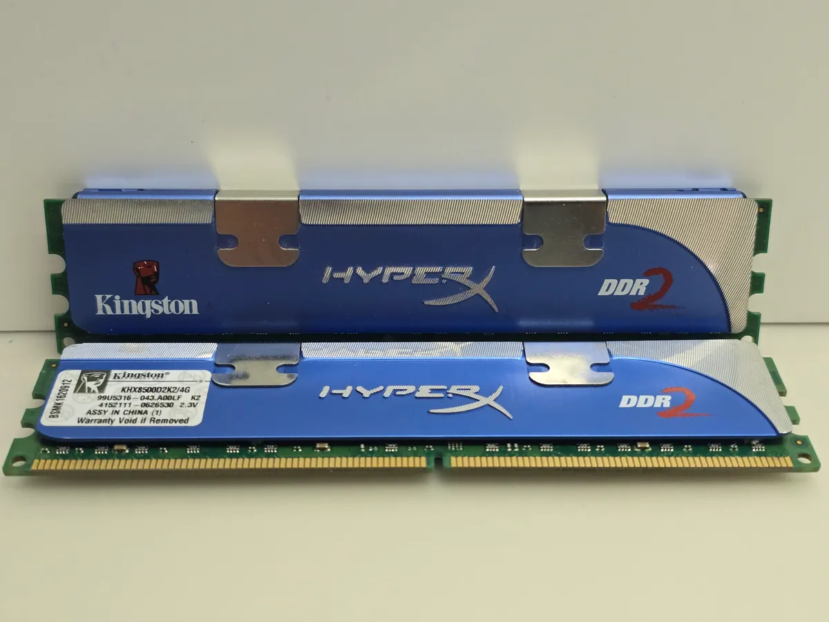 Оперативна пам'ять Kingston 4 ГБ DDR2 KIT 1066 МГц | Гарантія якості від KOMPi