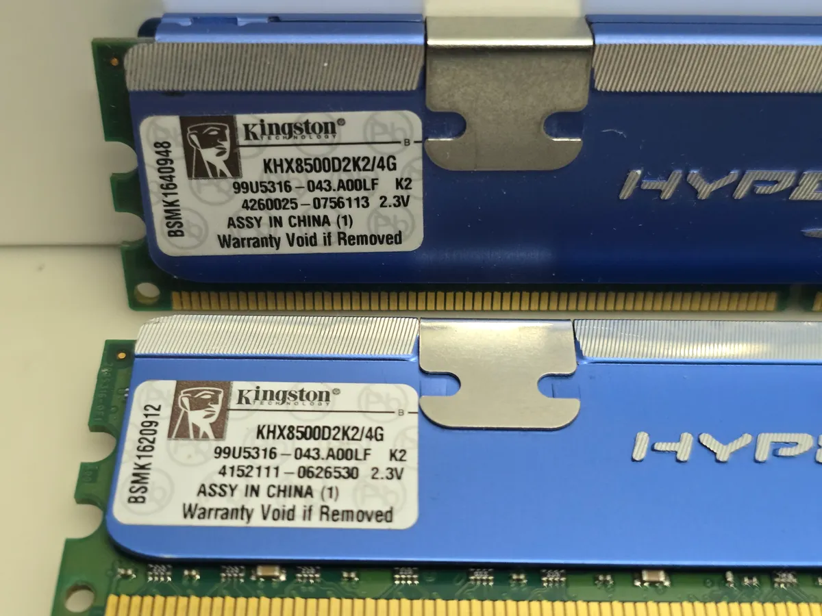 Оперативна пам'ять Kingston 4 ГБ DDR2 KIT 1066 МГц | Гарантія якості від KOMPi