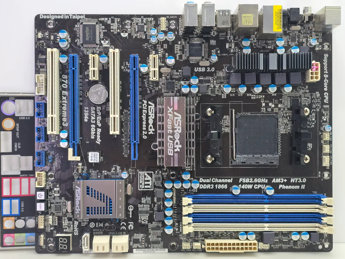 Материнська плата ASRock 870 Extreme3 сокет AM3 | Гарантія якості від KOMPi
