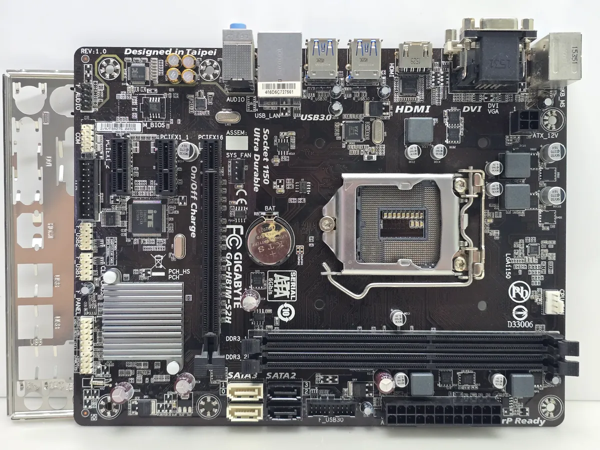 Материнська плата Gigabyte GA-H81M-S2H | Гарантія якості від KOMPi