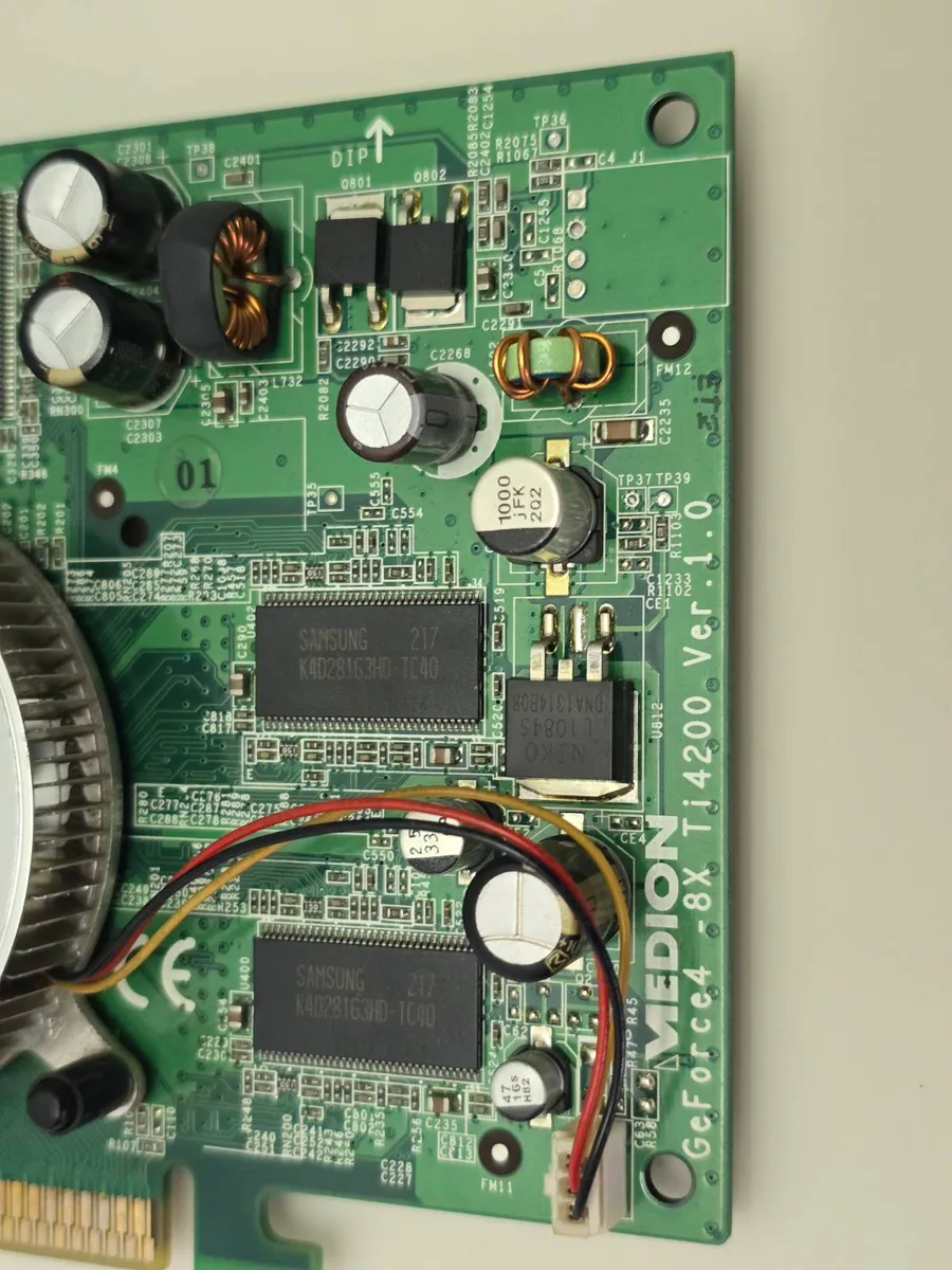 Ретро відеокарта MEDION GeForce 4 TI AGP 128MB AGP  | Гарантія якості від KOMPi