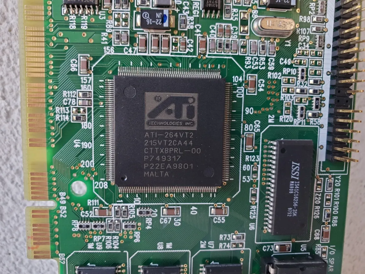 Ретро відеокарта ATI Rage 3D PCI Mach64 1MB PCI  | Гарантія якості від KOMPi