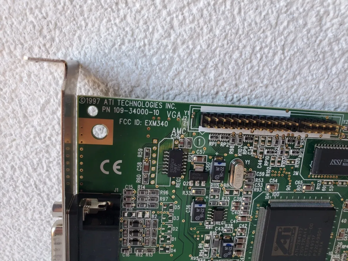 Ретро відеокарта ATI Rage 3D PCI Mach64 1MB PCI  | Гарантія якості від KOMPi