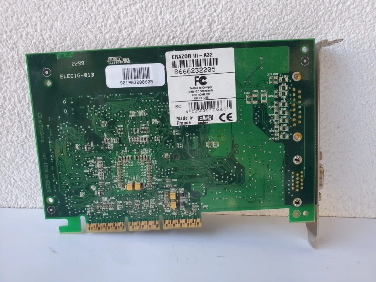 Ретро відеокарта ELSA Erazor III A32 NVIDIA RIVA TNT2 32MB AGP  | Гарантія якості від KOMPi